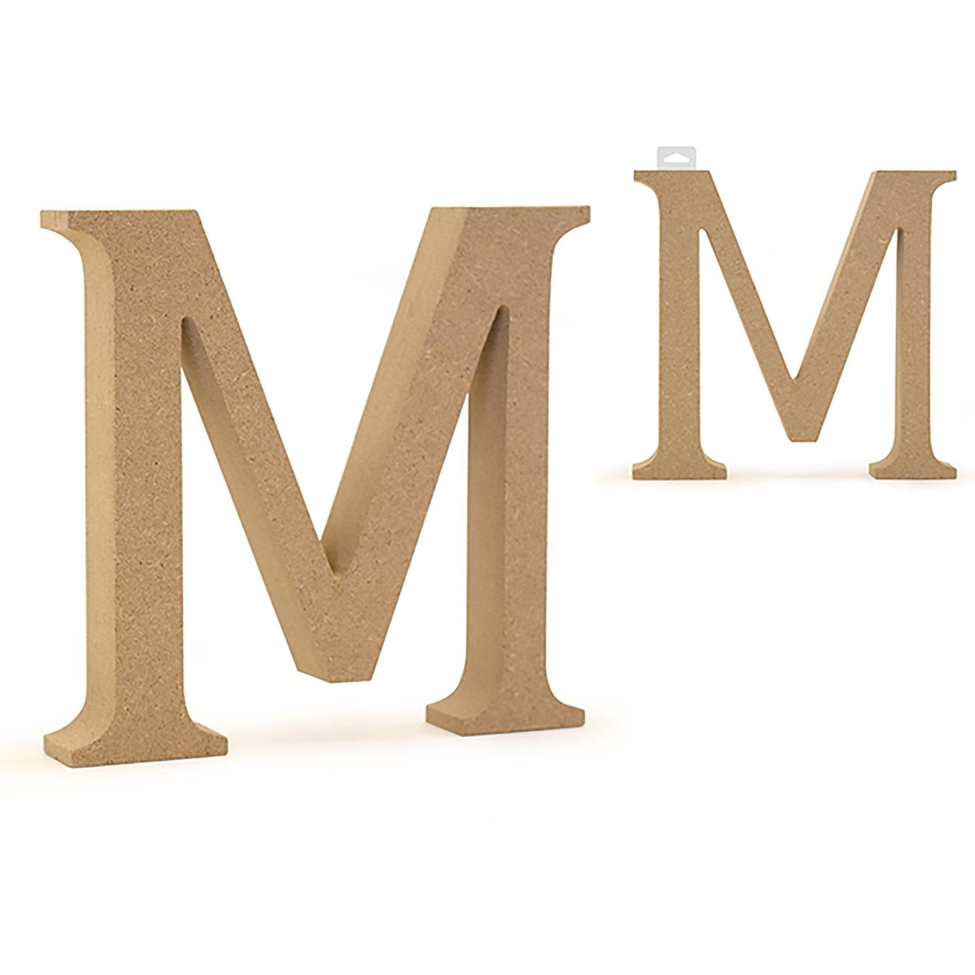 Mwood Letters: 5 1/8" Mdf Standing - Dollar Max Dépôt