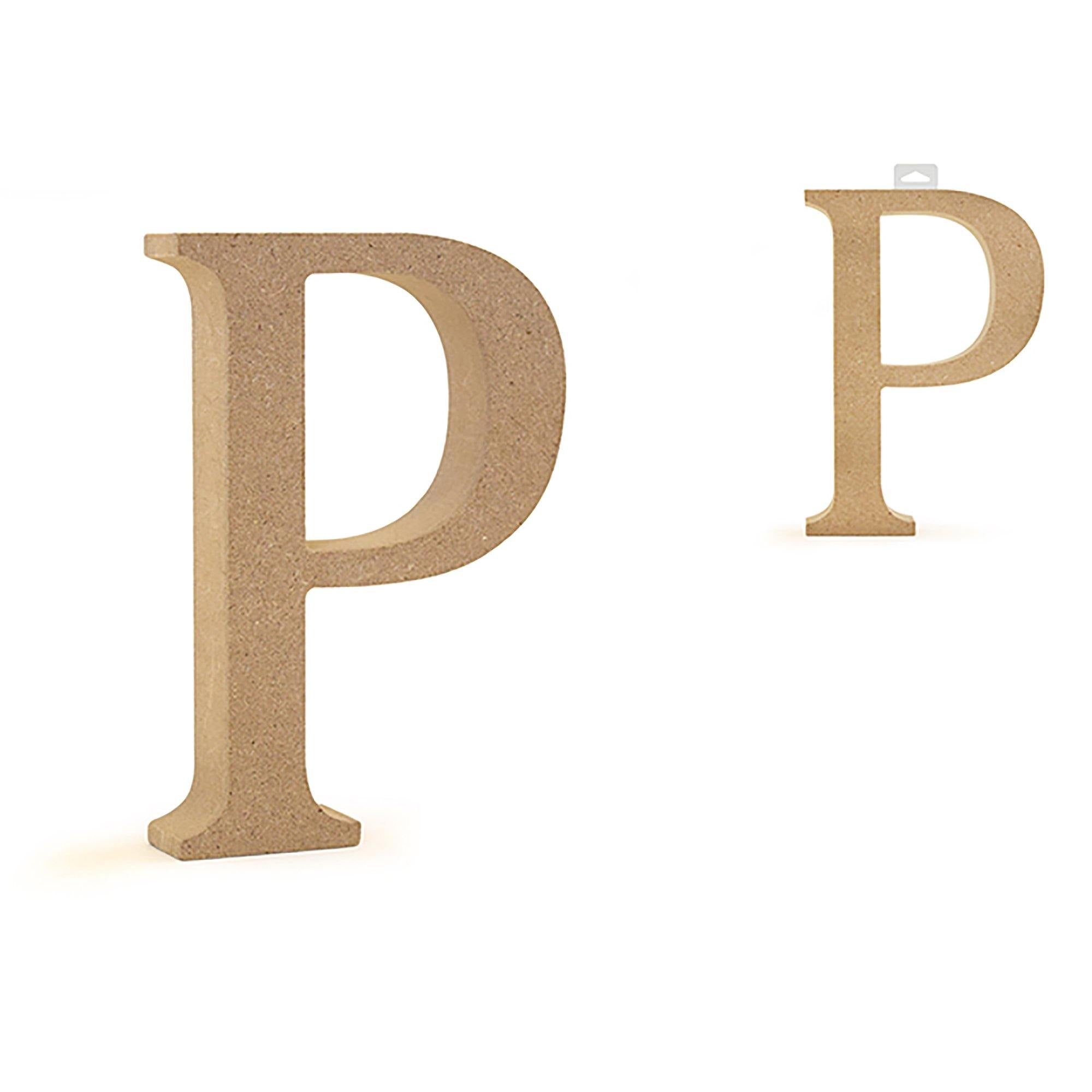 Pwood Letters: 5 1/8" Mdf Standing - Dollar Max Dépôt