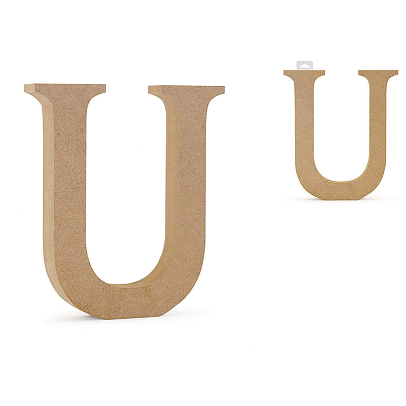 Uwood Letters: 5 1/8" Mdf Standing - Dollar Max Dépôt