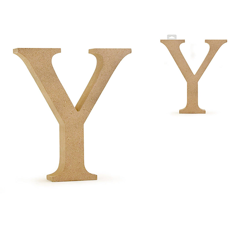 Ywood Letters: 5 1/8" Mdf Standing - Dollar Max Dépôt
