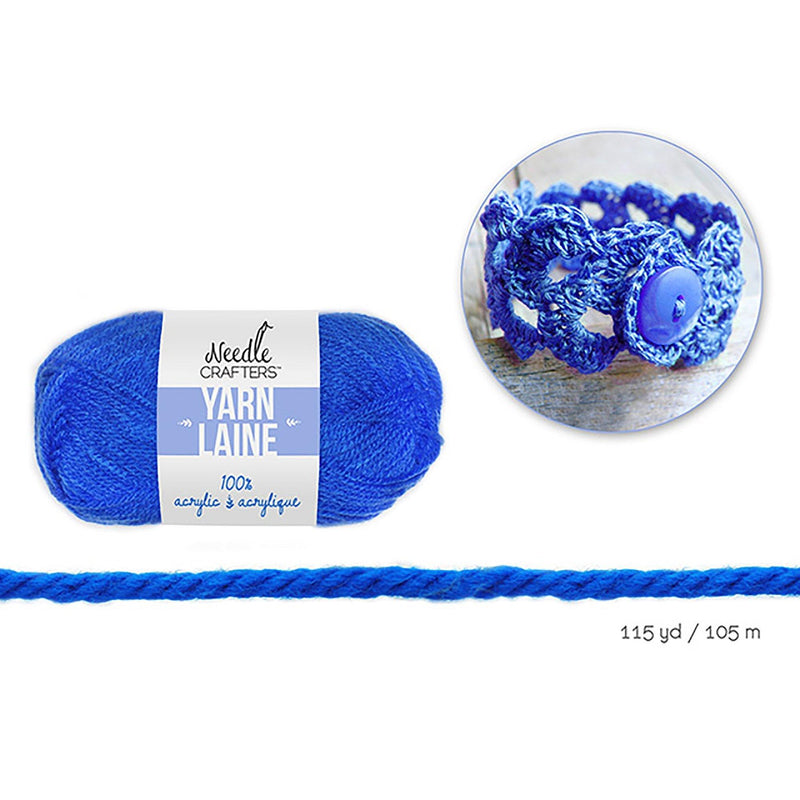 Blueberry Needlecrafters: 50G Acrylic Yarn Standard Ball Dyed - Dollar Max Dépôt