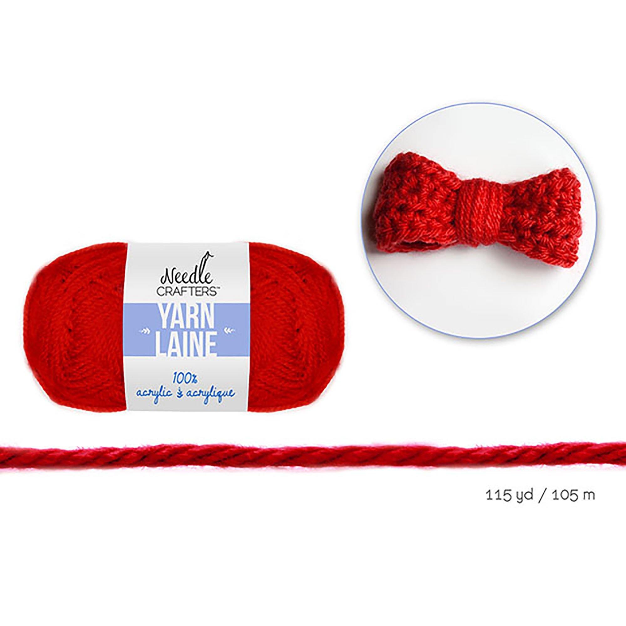 Really Red Needlecrafters: 50G Acrylic Yarn Standard Ball Dyed - Dollar Max Dépôt