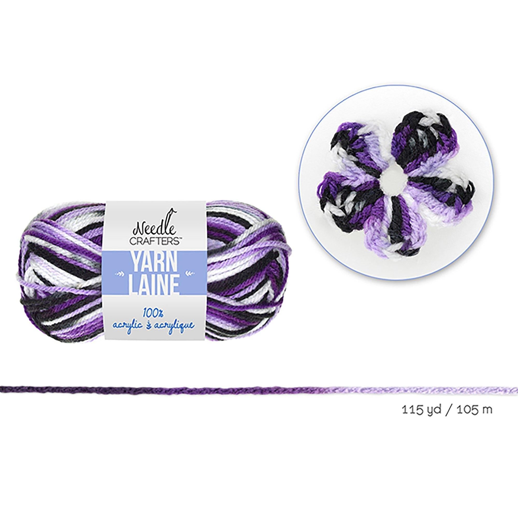 Regal Needlecrafters: 50G Acrylic Yarn Multi-Dyed Ball - Dollar Max Dépôt