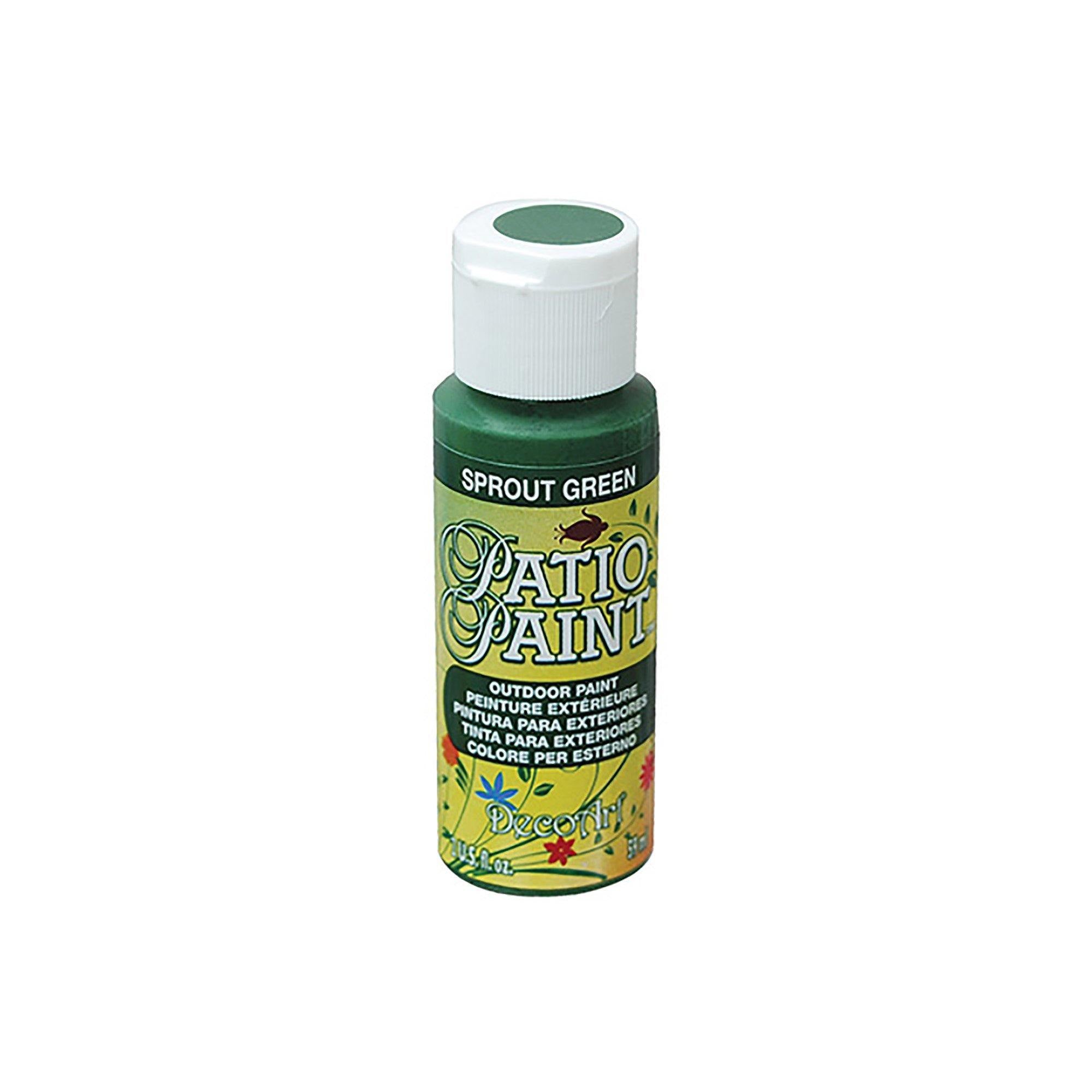 Dcp13 Sprout Green Patio Paint: 2Oz Outdoor Paint 1-Step Dcp06-75 - Dollar Max Dépôt