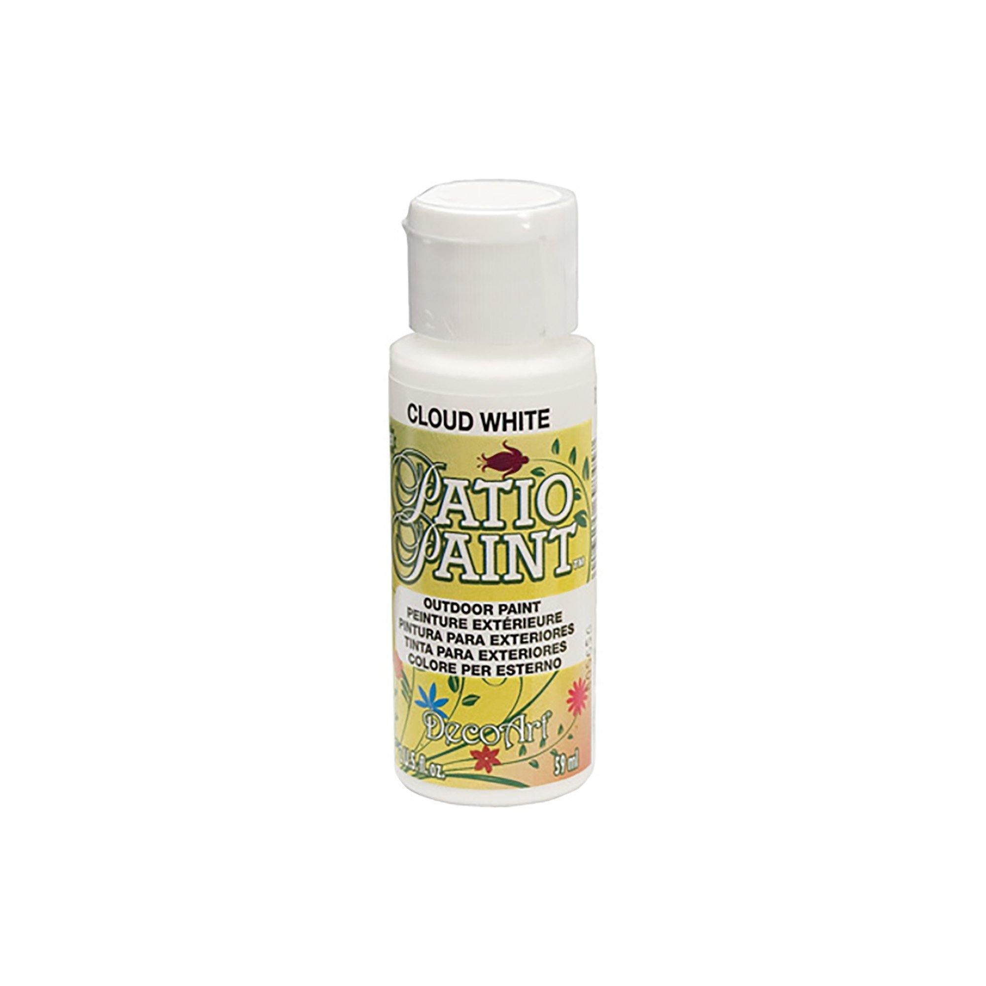 Dcp14 Cloud White Patio Paint: 2Oz Outdoor Paint 1-Step Dcp06-75 - Dollar Max Dépôt