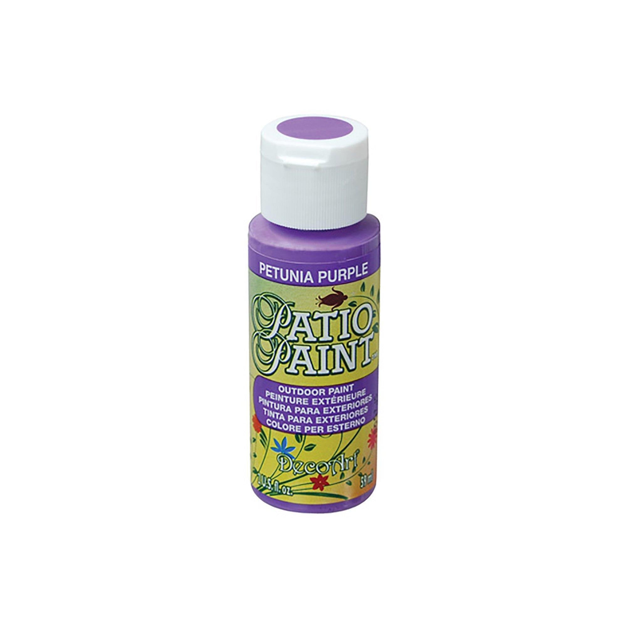 Dcp29 Petunia Purple Patio Paint: 2Oz Outdoor Paint 1-Step Dcp06-75 - Dollar Max Dépôt