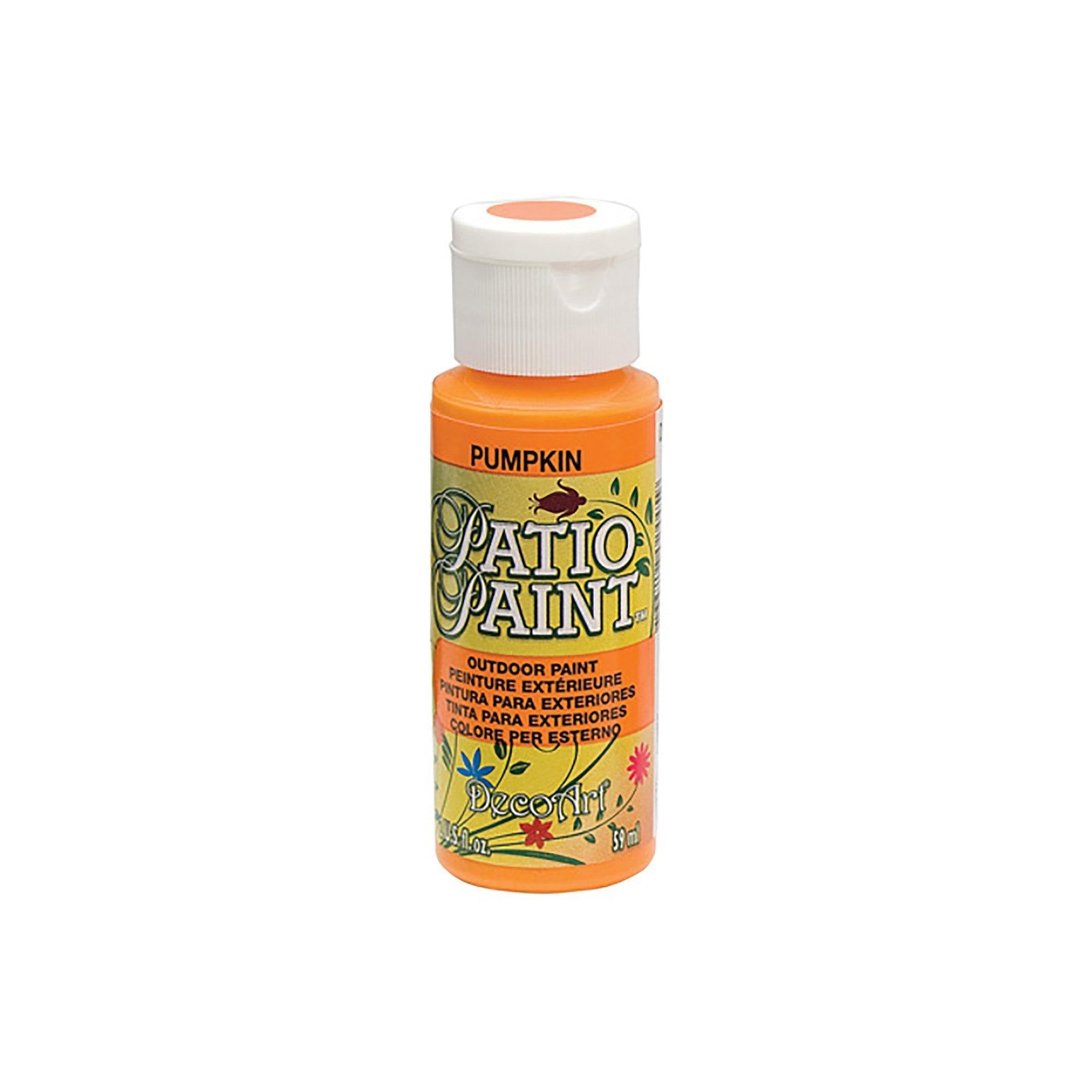 Dcp52 Pumpkin Patio Paint: 2Oz Outdoor Paint 1-Step Dcp06-75 - Dollar Max Dépôt