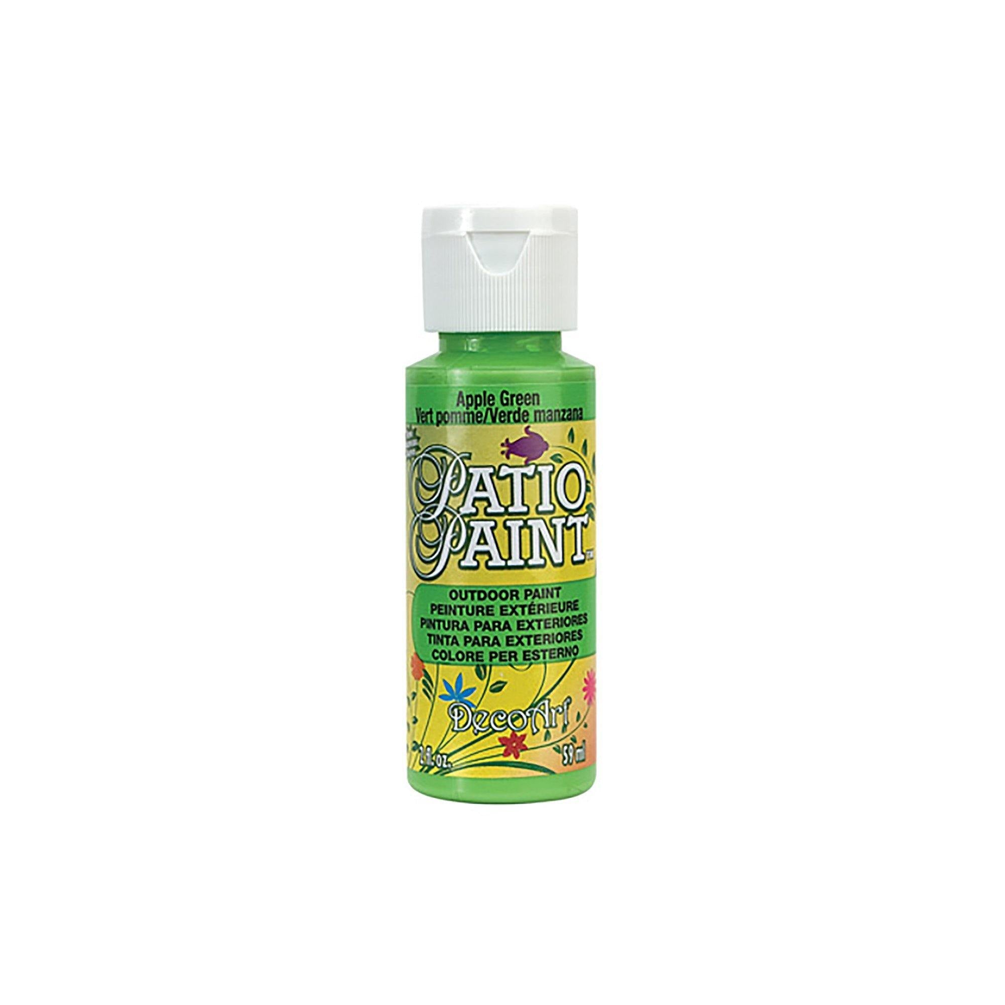 Dcp75 Apple Green Patio Paint: 2Oz Outdoor Paint 1-Step Dcp06-75 - Dollar Max Dépôt