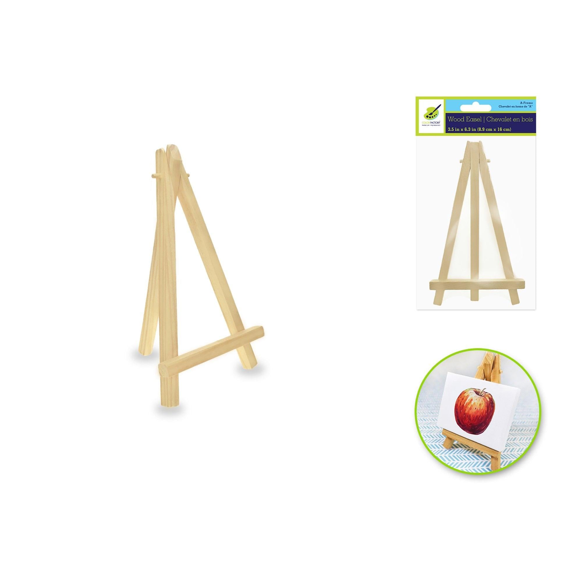 Color Factory Easel: 3.5 in x6.3 in  A-Frame - Dollar Max Depot