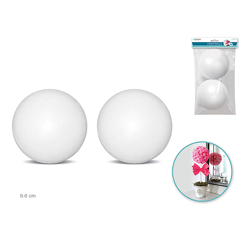 Polyfoam Ball: 4" 2/Pk - Dollar Max Dépôt