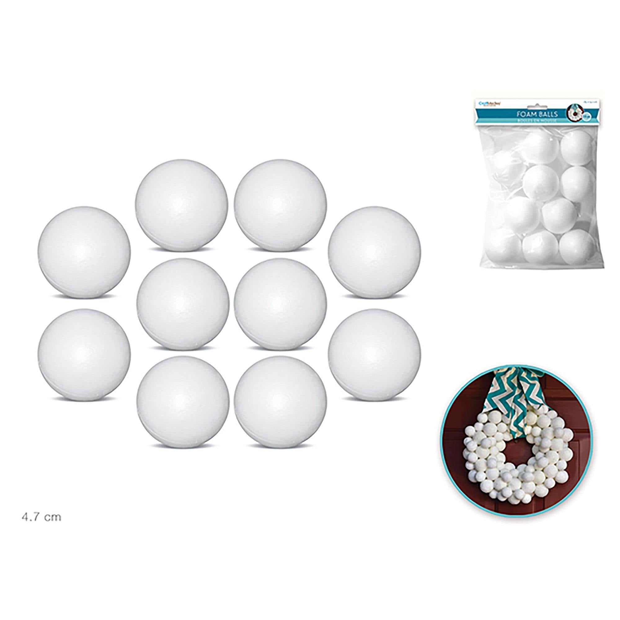 Polyfoam Ball: 2" 10/Pk - Dollar Max Dépôt