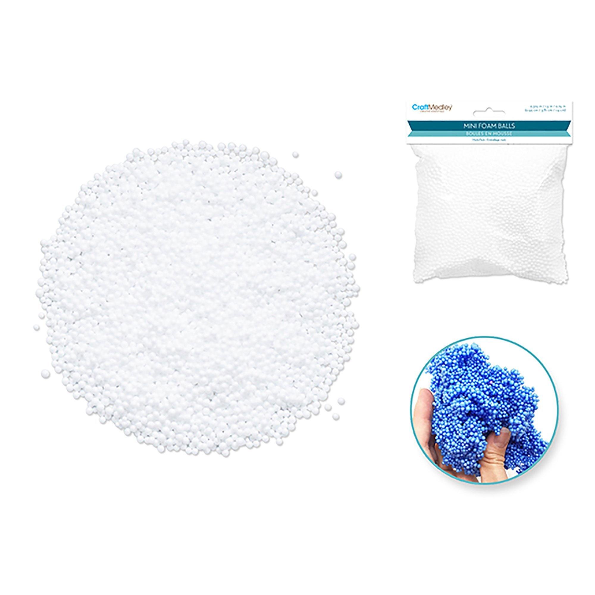 Polyfoam Beads : 2Mm To 5Mm White 20G - Dollar Max Dépôt