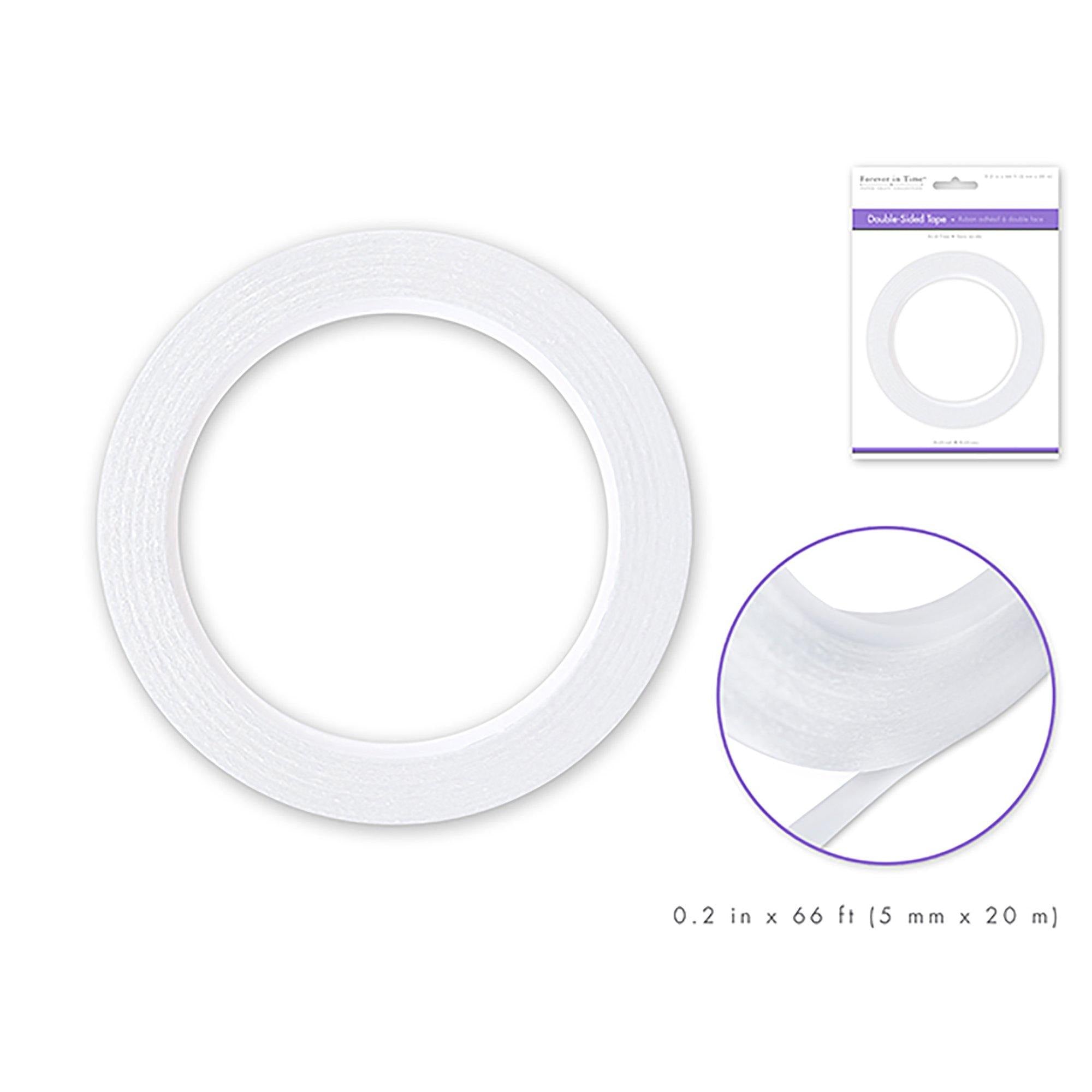 Paper Craft Tape: 5Mm Double-Side Adhesive X20M Acidfree - Dollar Max Dépôt