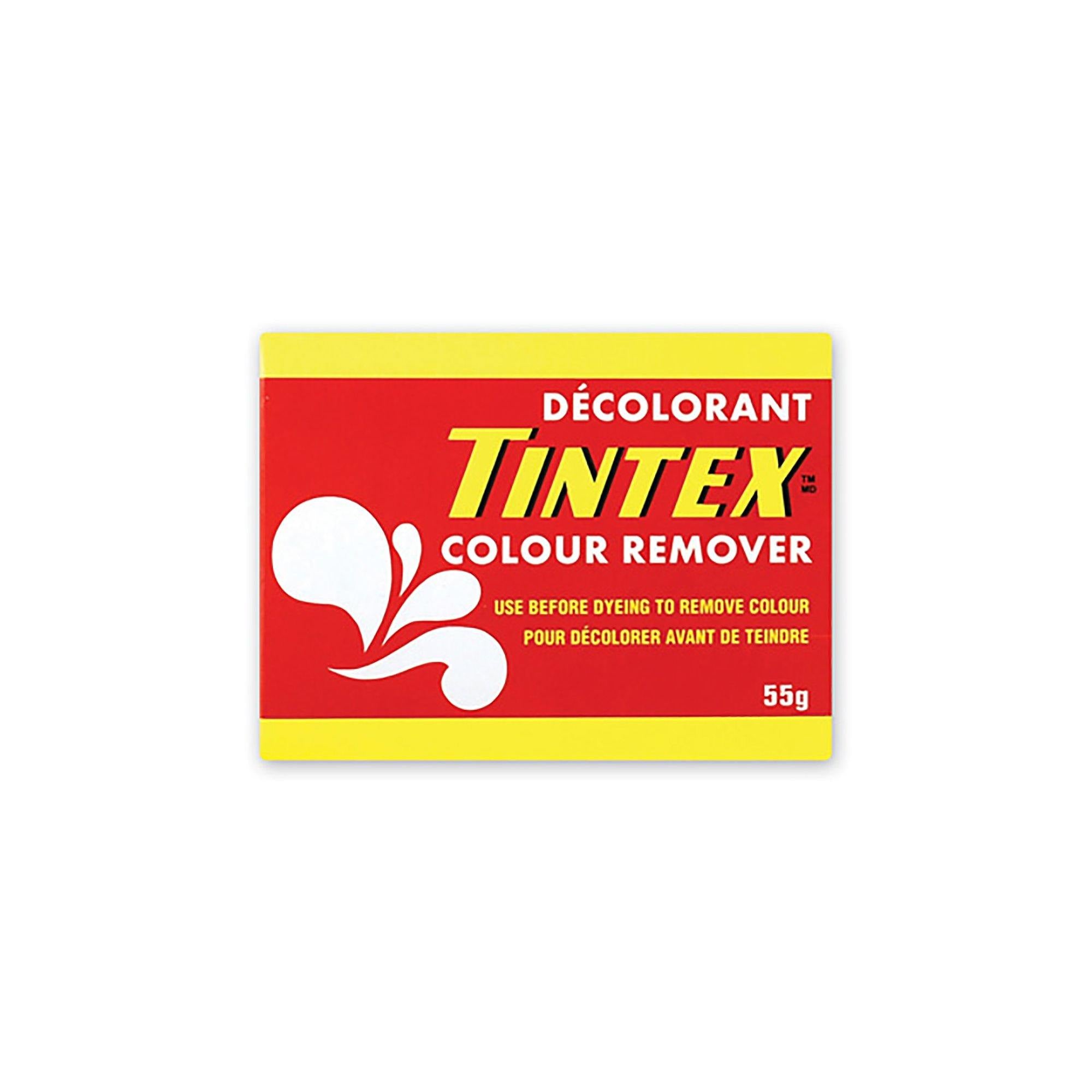 60 Color Remover Tintex: 55G Fabric Dye For All Washable Fabrics - Dollar Max Dépôt