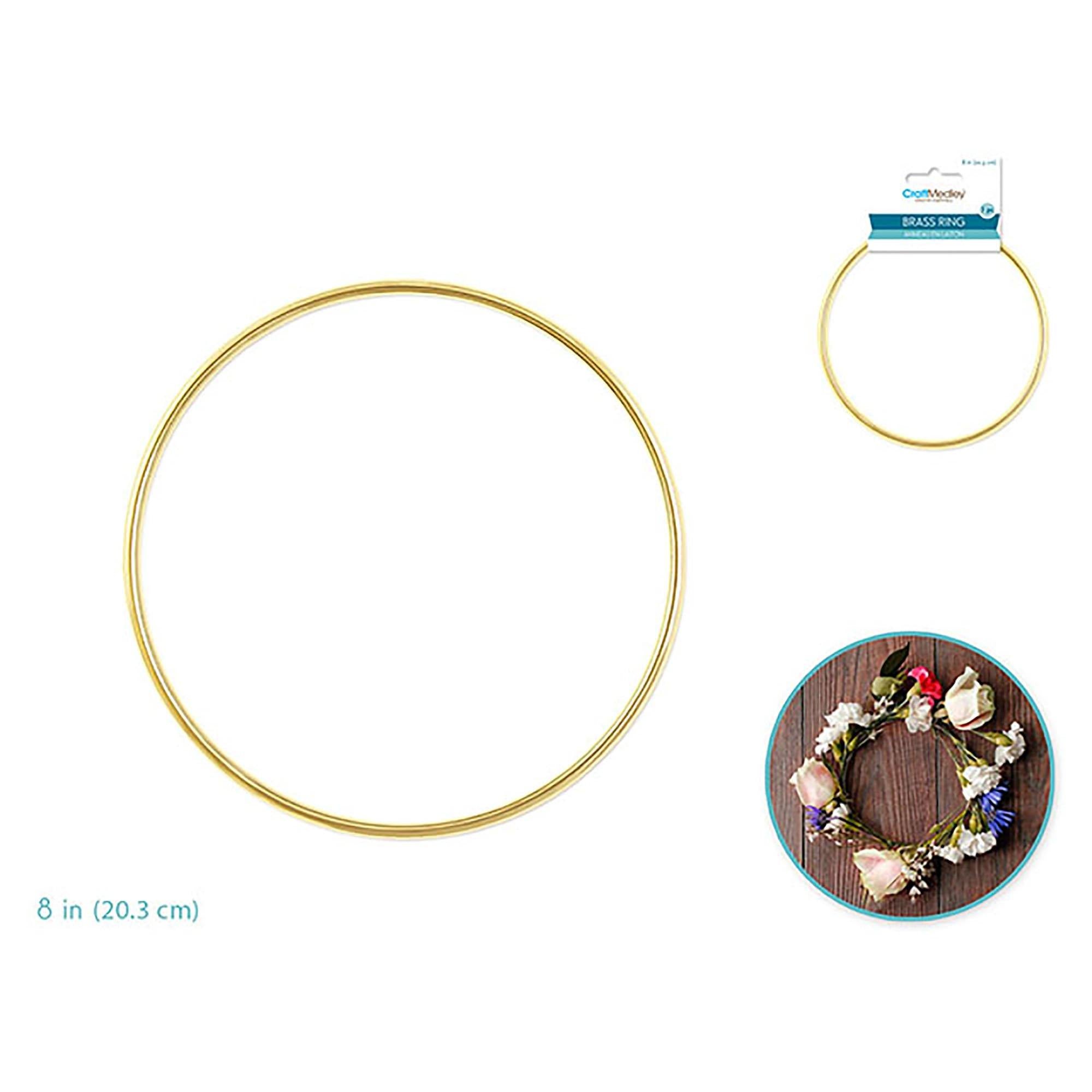 Brass Rings: 8" Round - Dollar Max Dépôt