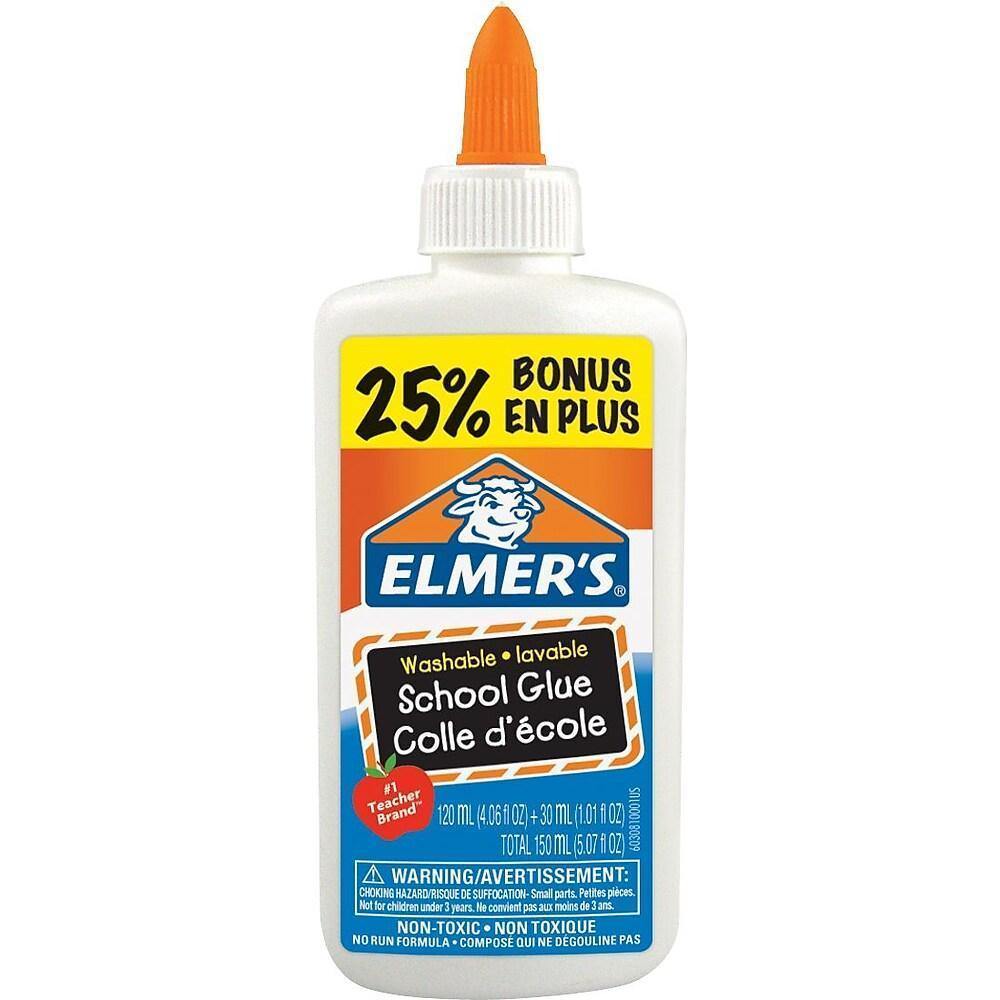Elmer'S Washable School Glue 120Ml + 30 Ml Bonus - Dollar Max Depot
