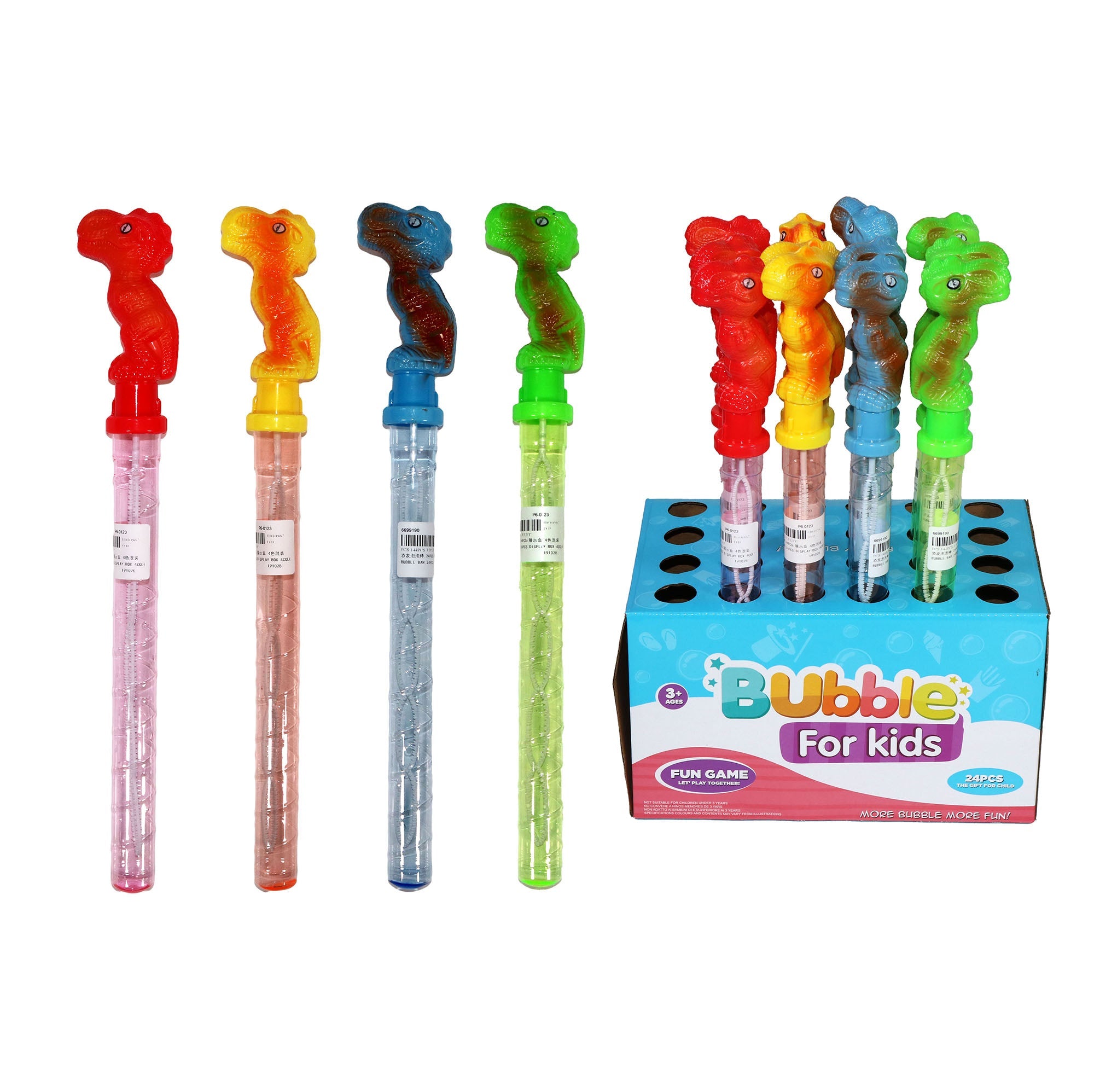 Bubble Stick with Dinosaur Handle