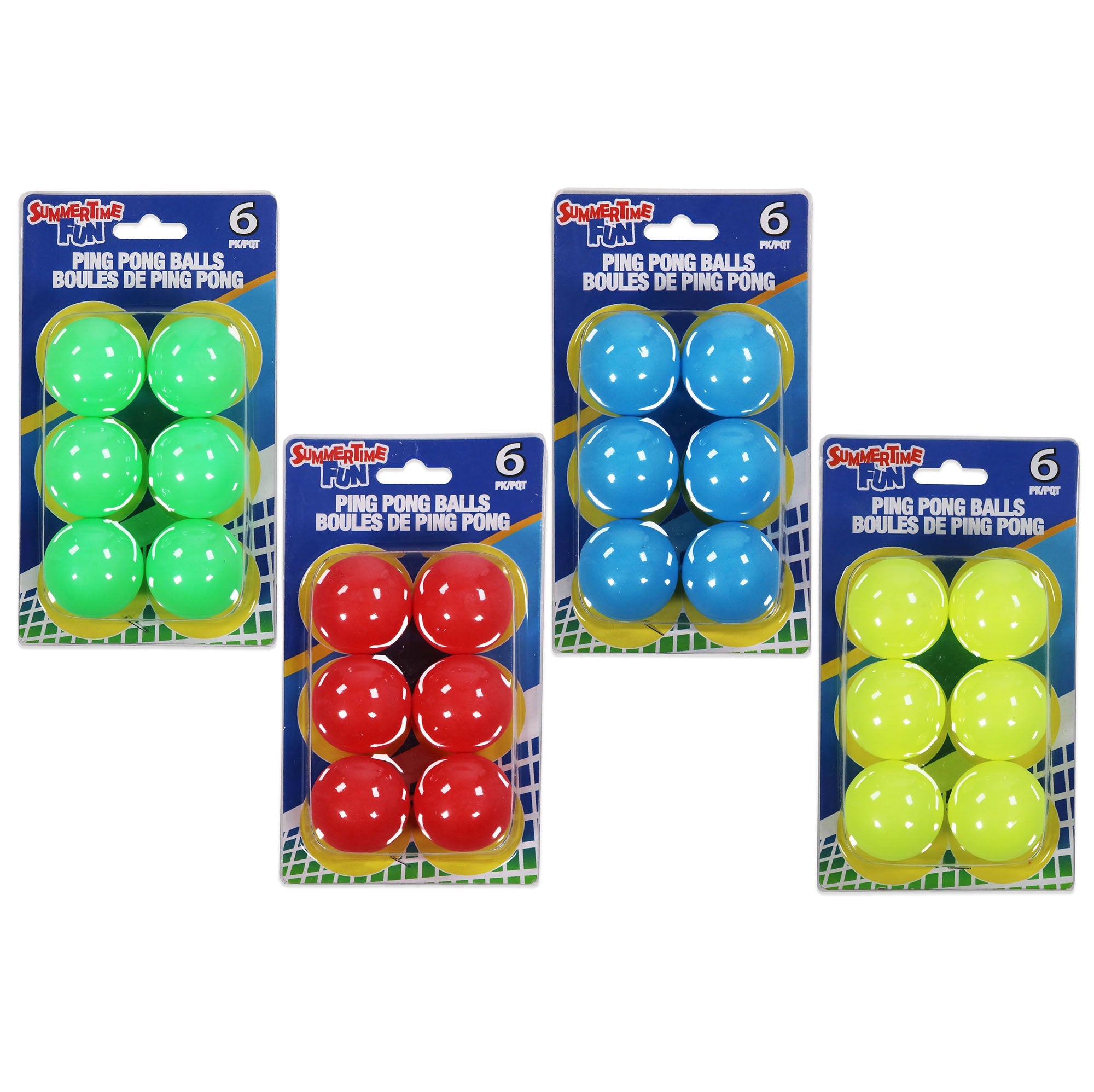 6 Ping Pong Balls