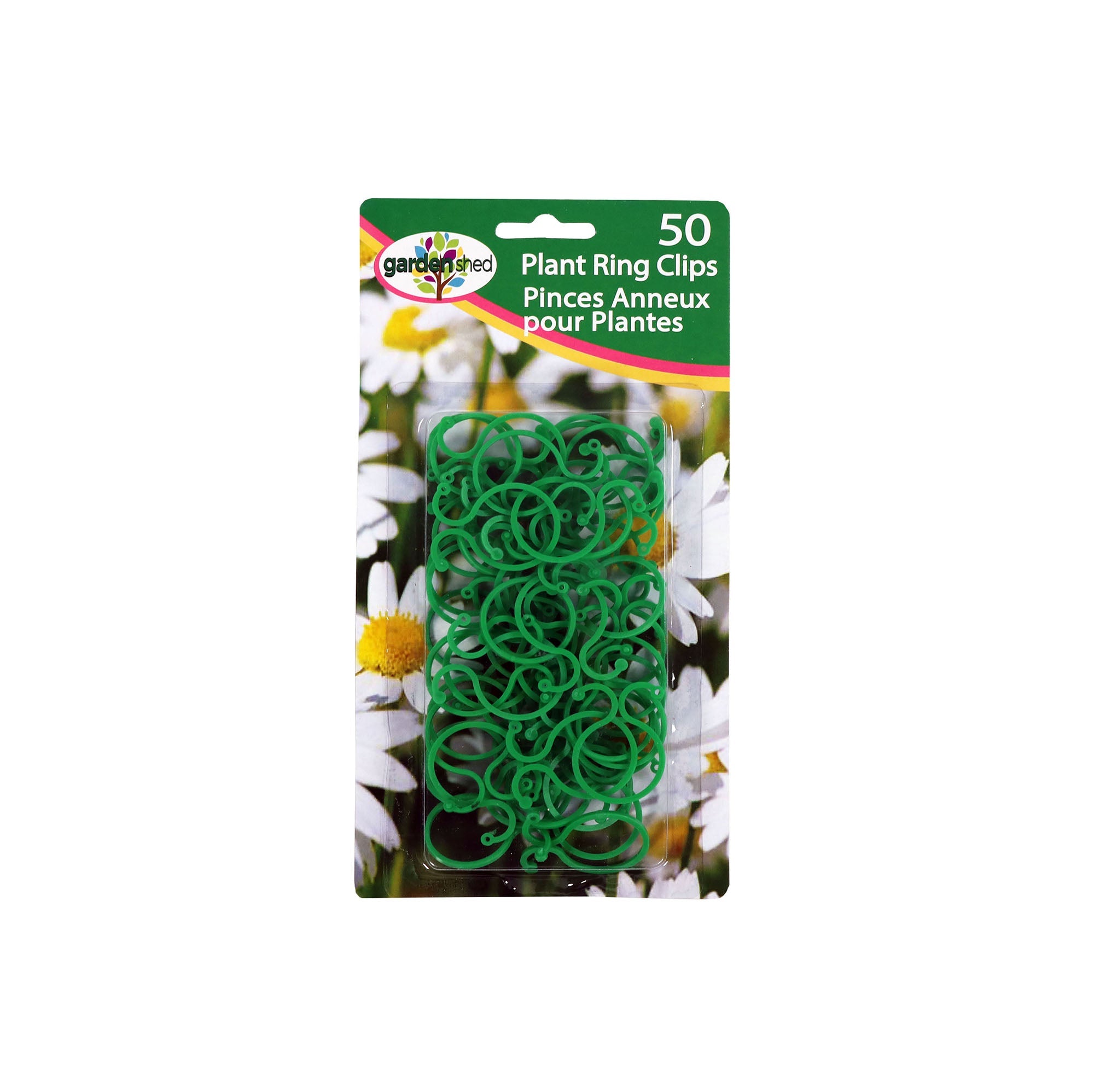 Garden Shed 50 Plant Ring Clips 1.18x1.6in