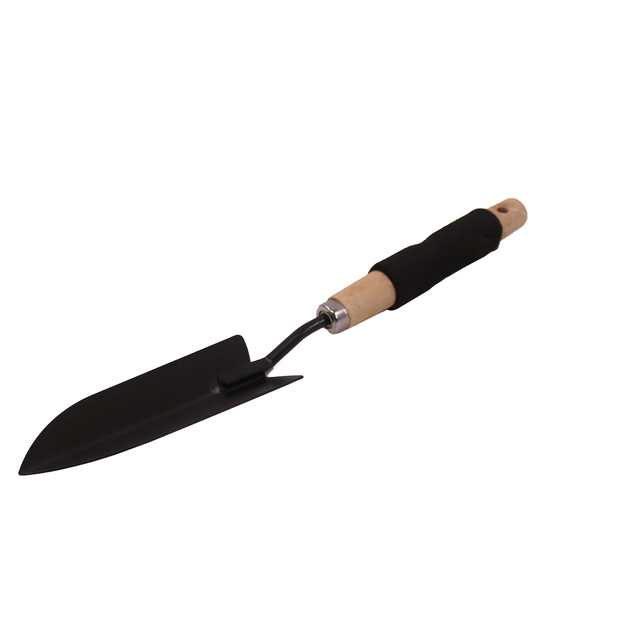 Garden Transplanting Trowel with Wood and Foam Handle 15in