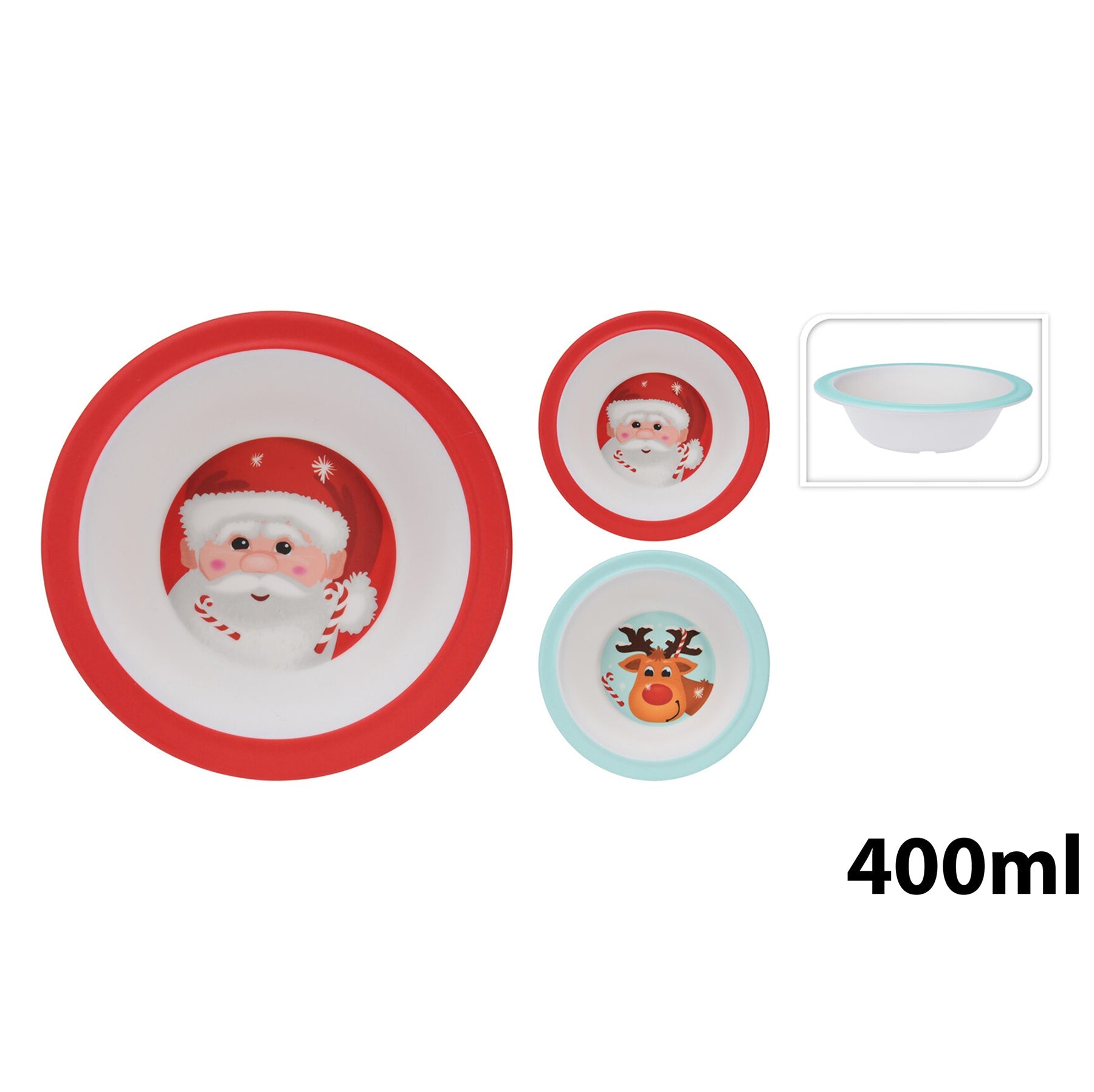 Christmas Melamine Bowl 13.5oz                              