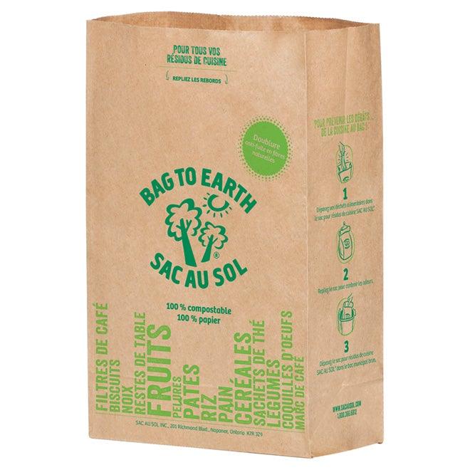 Organic Food Waste Bag, Large, 5pk - Dollar Max Depot