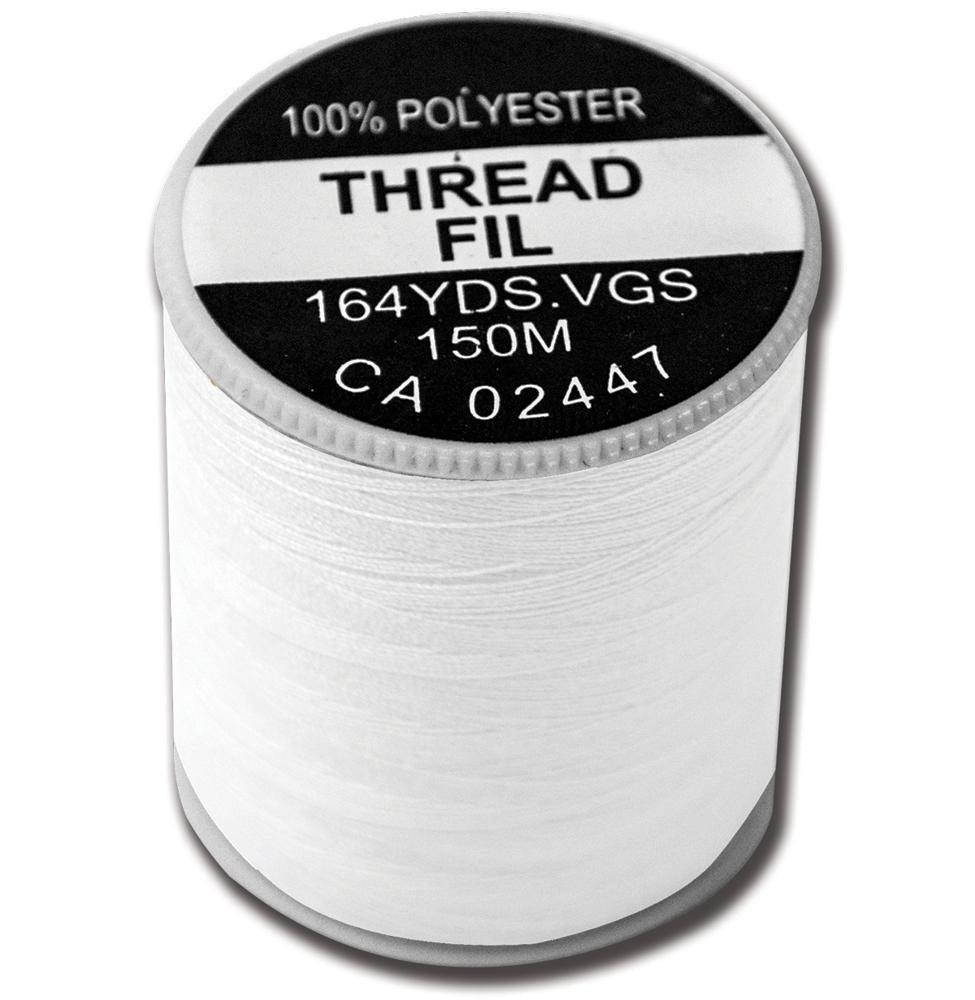 Polyester Thread 150M White - Dollar Max Depot
