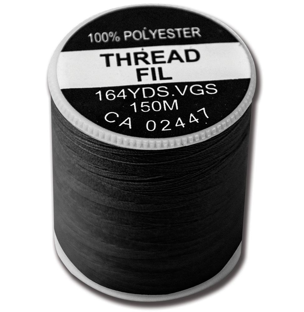 Polyester Thread 150M Black - Dollar Max Depot