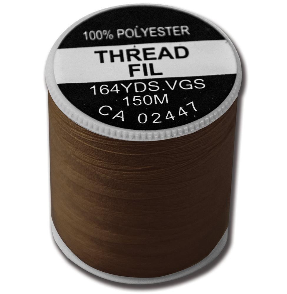 Polyester Thread 150M Brown - Dollar Max Depot