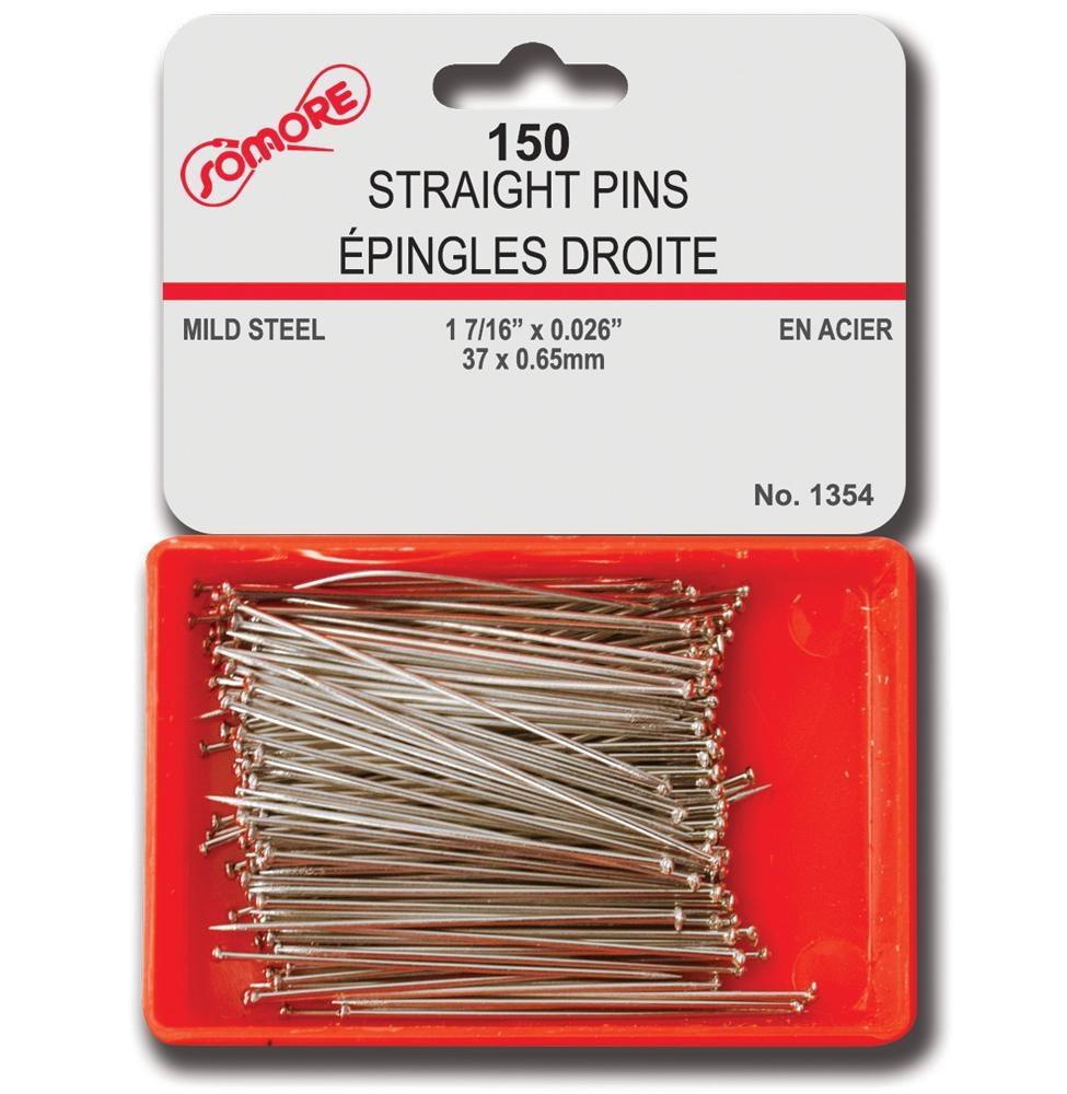 Straight Pins - 150 1-7/16"/37 Mm - Dollar Max Depot