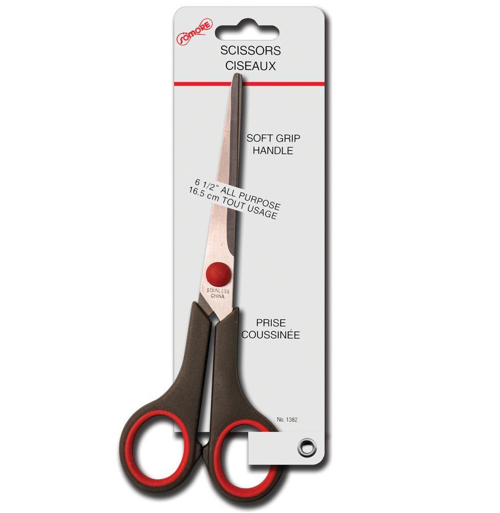 Scissors - 6 1/2" Soft Grip Handle - Dollar Max Depot