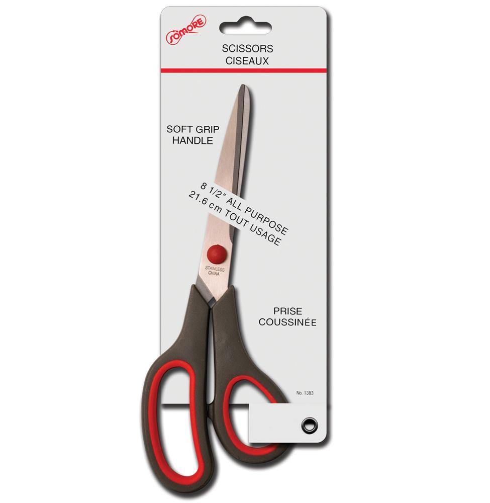 Scissors - 8 1/2" Soft Grip Handle - Dollar Max Depot