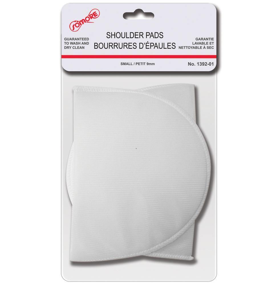 Shoulder Pads-Small 9Mm White - Dollar Max Depot