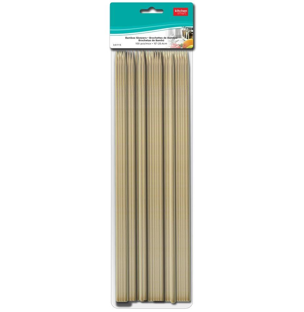 Bamboo Skewers - 100, 10" - Dollar Max Depot