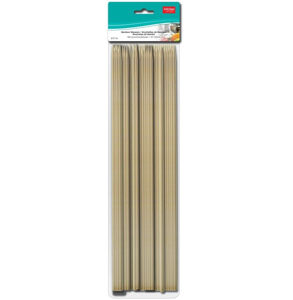 Bamboo Skewers - 100, 12" - Dollar Max Depot
