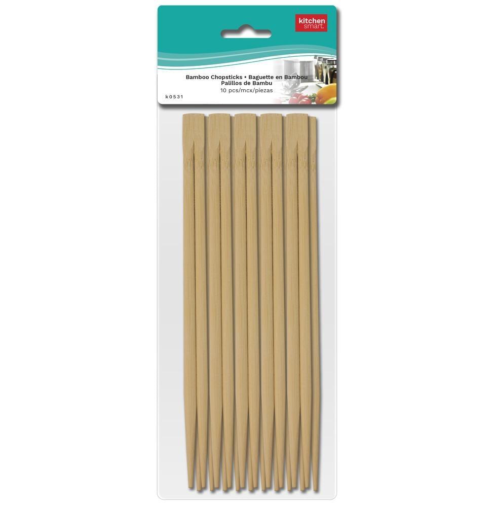 Bamboo Chopsticks - 10 Pairs - Dollar Max Depot