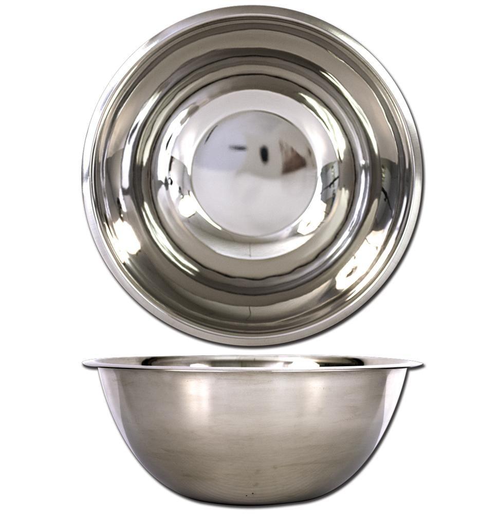 Deep Mixing Bowl- 14-1/2"/37Cm Stainless Steel - Dollar Max Depot