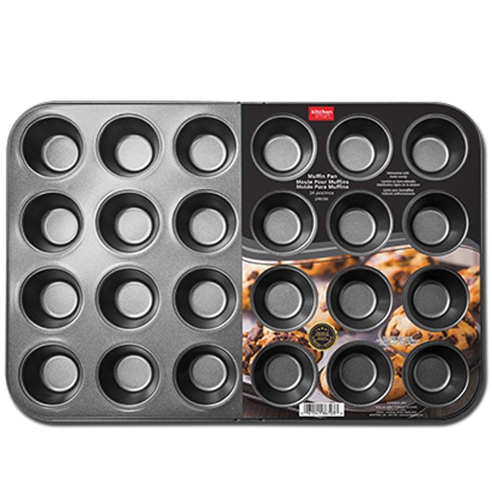 Muffin Pan - 24 Cups Small - Dollar Max Depot