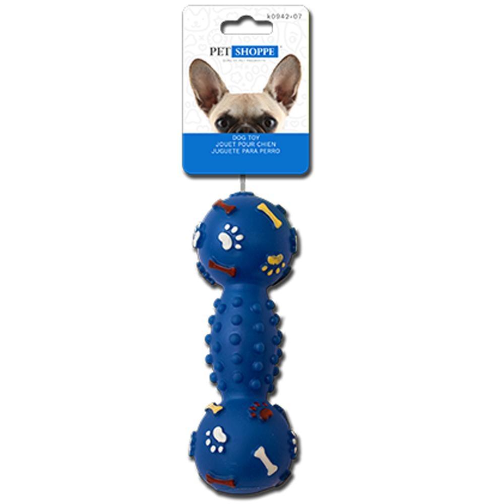 Squeaky Dog Toy - Medium Dumbbell - Dollar Max Depot