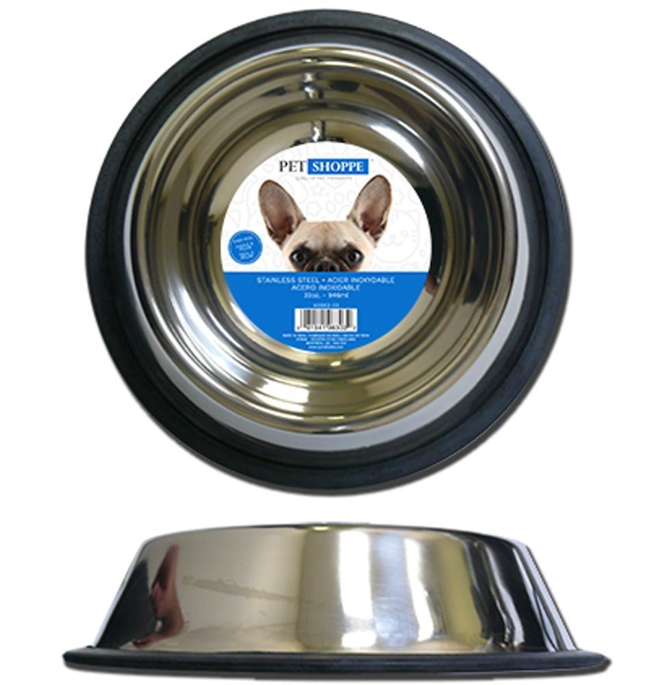 Pet Bowl - 64Oz/1.9L Stainless Steel - Dollar Max Depot