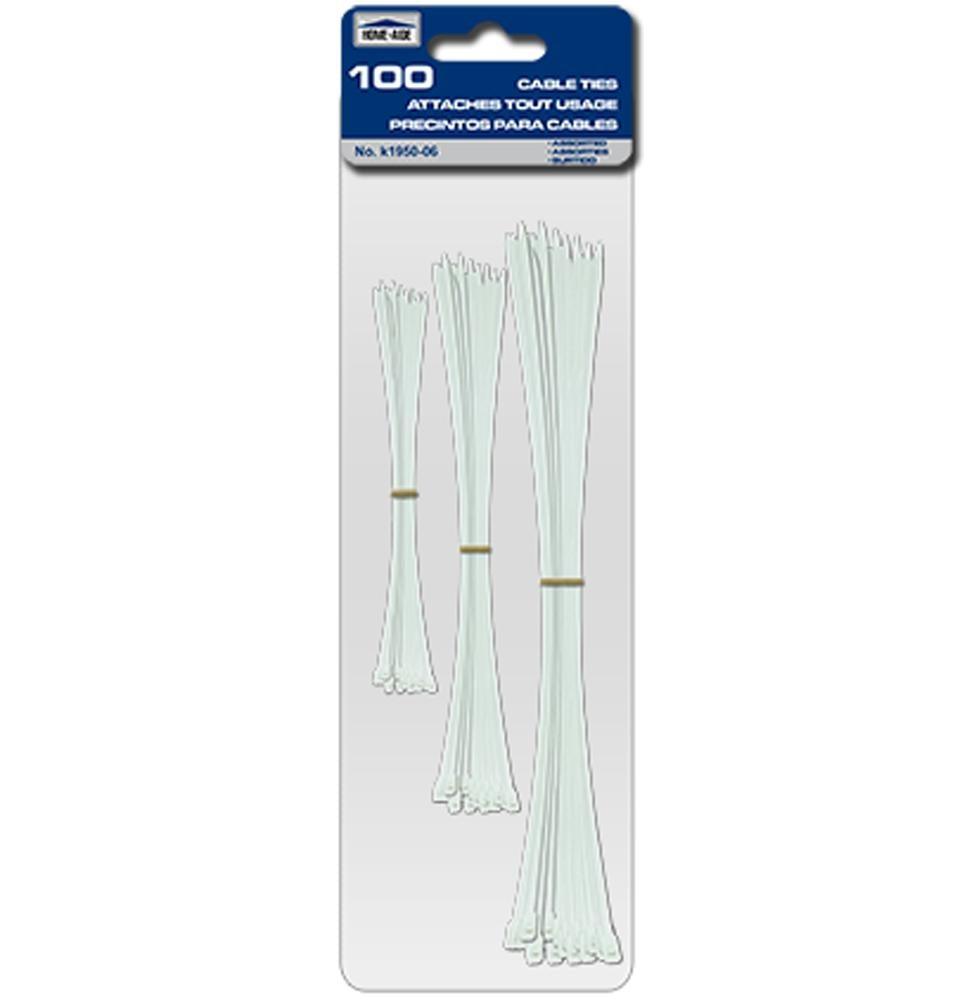 Cable Ties - Assorted 100Pcs - Dollar Max Depot