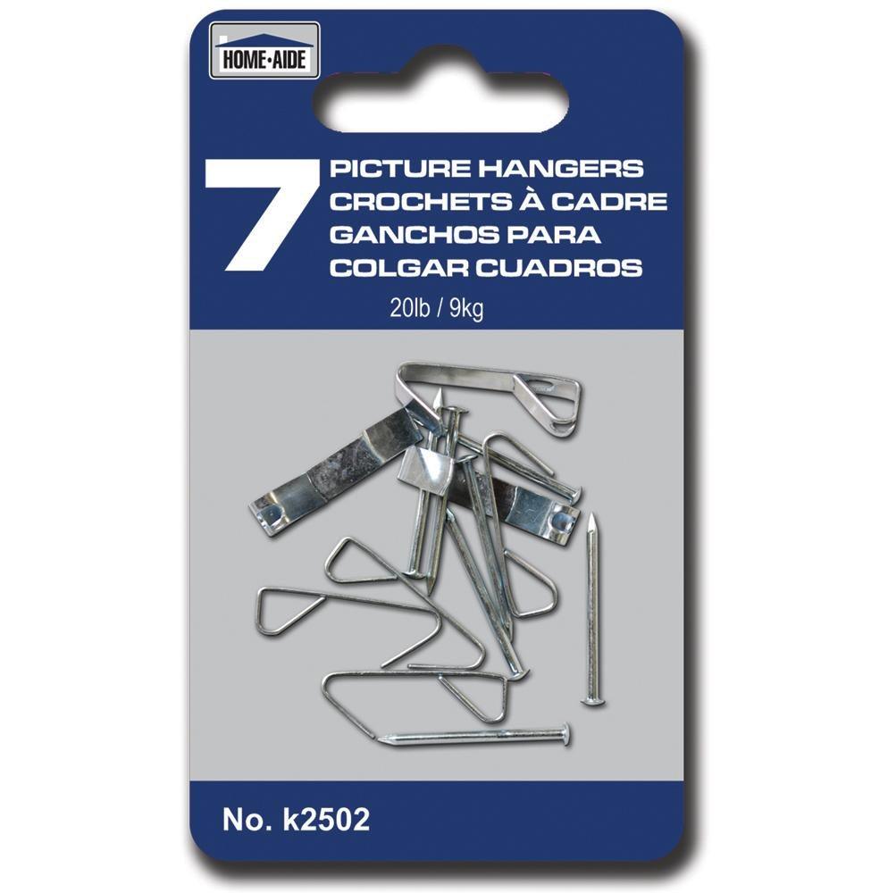 Picture Hangers - 7, 20 Lb - Dollar Max Depot