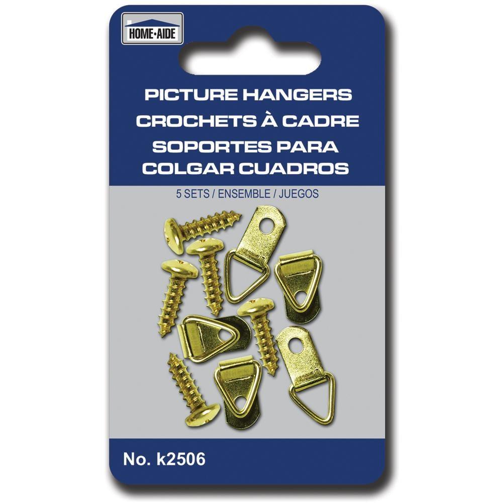 Picture Hangers - 5 Sets,Small - Dollar Max Depot