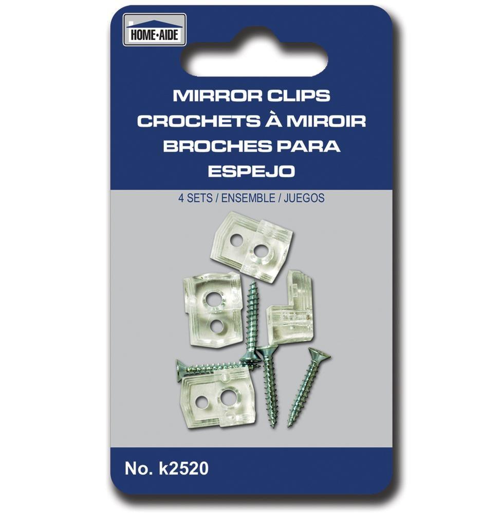Mirror Clips - 4 - Dollar Max Depot