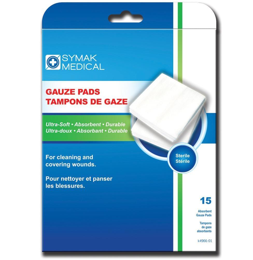 Gauze Pads - 2"X2", 15Pcs - Dollar Max Depot