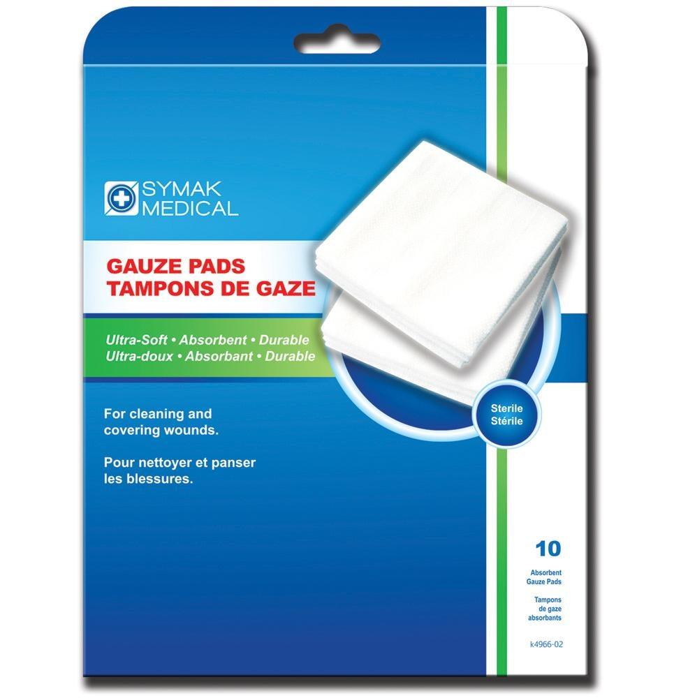 Gauze Pads - 3"X3", 10Pcs - Dollar Max Depot