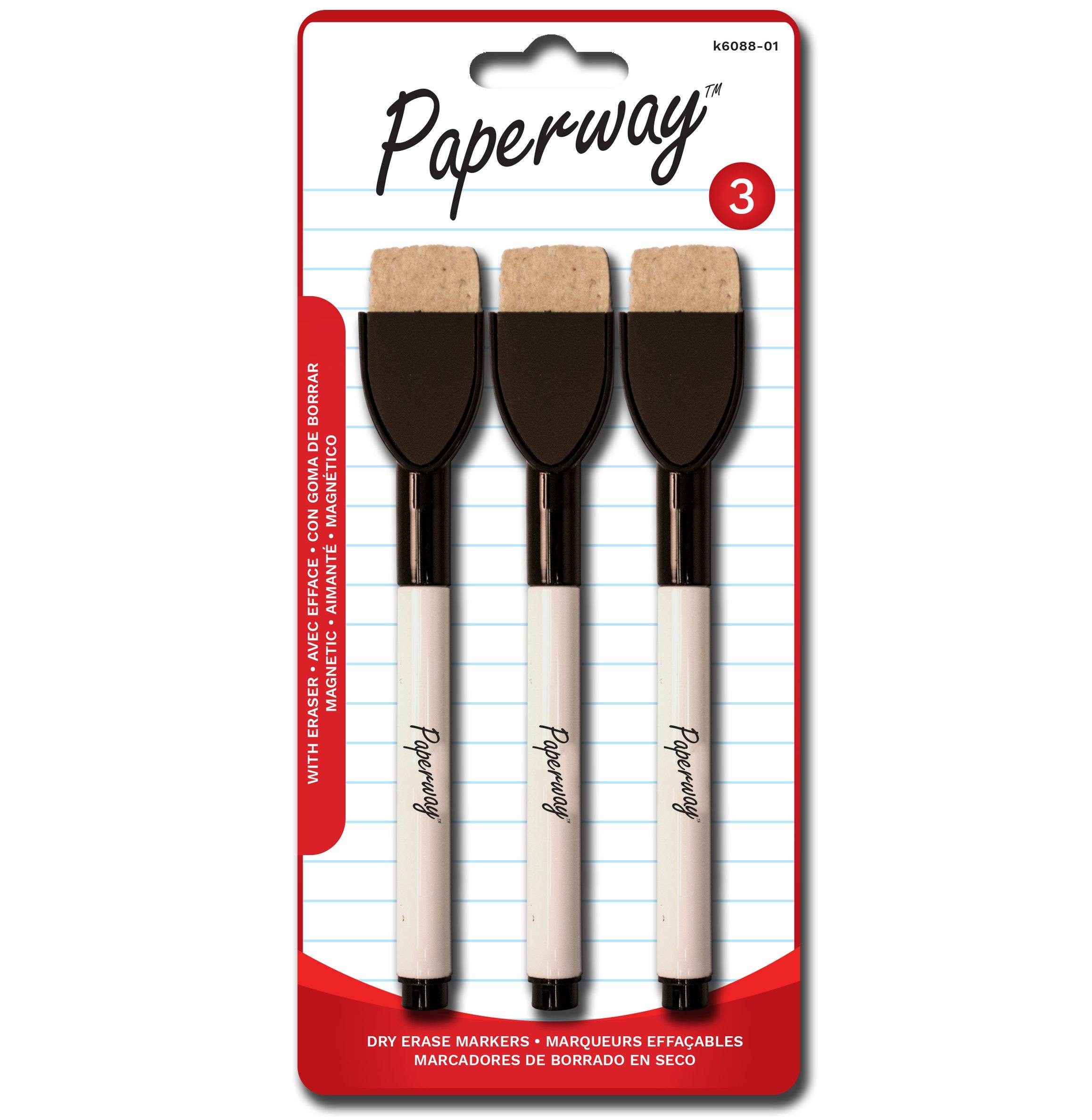 3 Dry Erase Markers Black - Dollar Max Depot