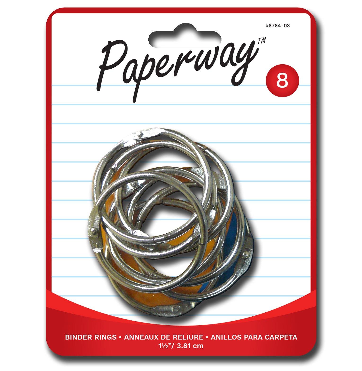 8 Binder Rings 1.5" - Dollar Max Depot