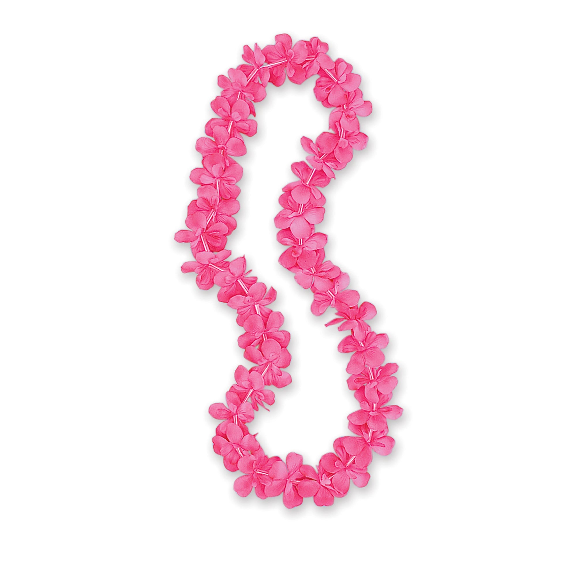 Hot Pink Flower Lei 40in