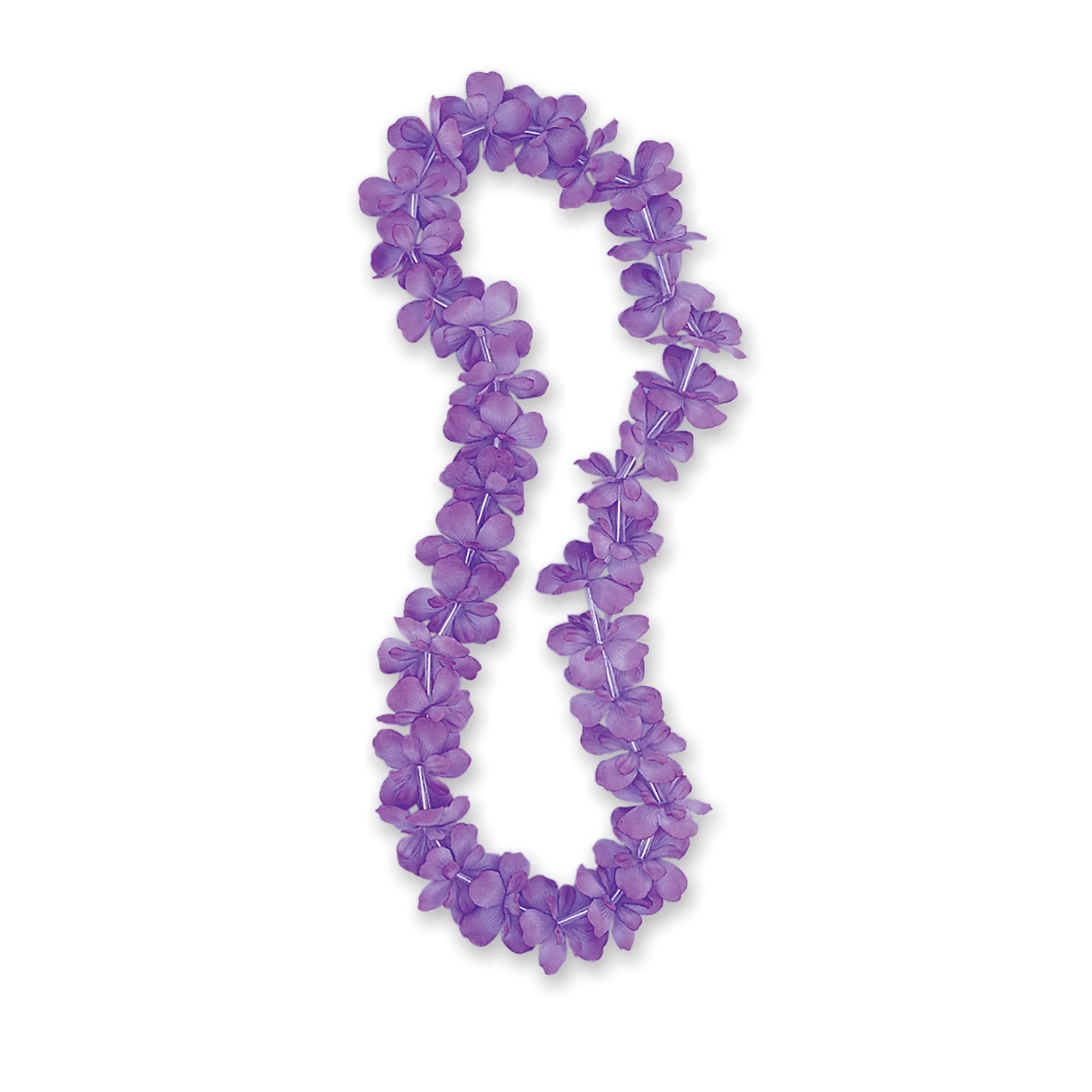Purple Flower Lei 40in